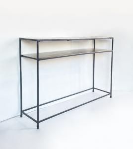 Consolle contemporanea - champagne gold