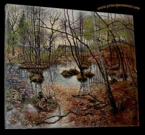 Austrian painter with monogram ML. Dated 1898