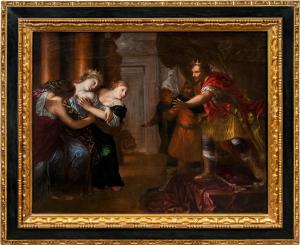 Pier Dandini (Florence 1646 - Florence 1712) - Esther and Ahasuerus.