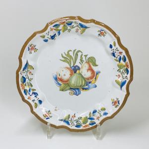 Piatto in maiolica Antonibon di Nove di Bassano , XVIII secolo VENDUTO