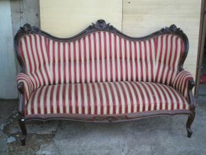 Louis Philippe period walnut sofa