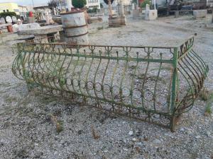 Iron balcony railing