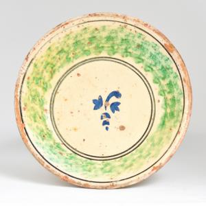 Antique Sicilian ceramic plate.