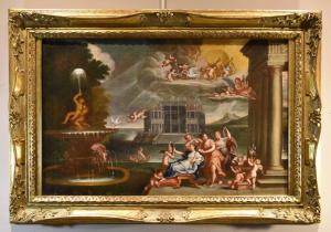 La Toeletta di Venere, Francesco Albani (Bologna 1578 - 1660) Seguace di