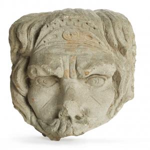 Maschera da Fontana in Pietra Serena