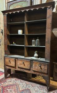 ARM240 - N. 2 similar cabinets/sideboards, 18th century, different sizes: one cm W 146 x H 198, the other cm W 155 x H 220