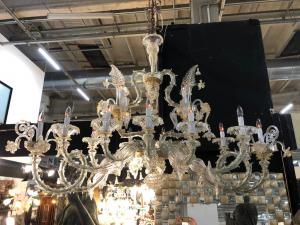 Murano-Glasleuchter mit 14 Lichtern