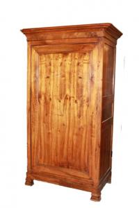 Französischer Stipo-Schrank mit 1 Tür, Louis-Philippe-Stil, aus Nussbaumholz, 1800