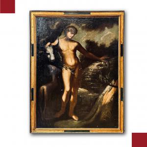 GEMÄLDE MIT ADAM, RÖMISCHE SCHULE, FRÜHES 18. JAHRHUNDERT