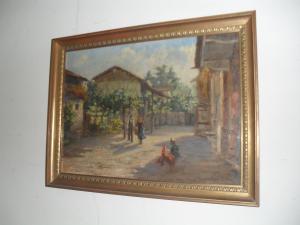 Der Hof am frühen Morgen