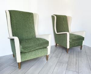 Par de poltronas bicolor - 1950