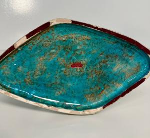 Italian Mid-Century Turquoise Glazed Ceramic Fawn by Magri, 1960s - Foto 7