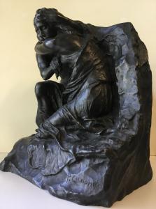 Pietro Canonica scultura in bronzo, L'abisso (o Paolo e Francesca)