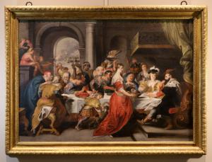 O Banquete de Herodes, Peter Paul Rubens (Siegen 1577 - Antuérpia 1640), oficina de
