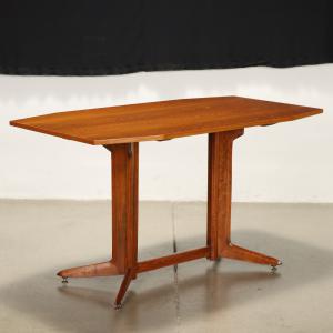 Mesa Vintage Restaurada em Faia e Teca, Itália, Anos 60