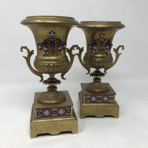 Coppia di anfore di metà '800