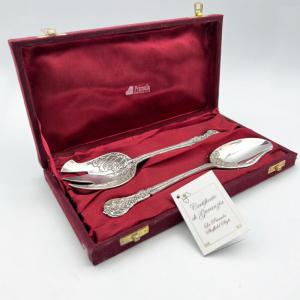 Conjunto de talheres de prata Sheffield em estilo antigo