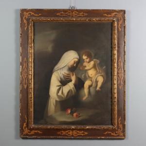 Dipinto Santa Rosa da Lima e il Bambin Gesù