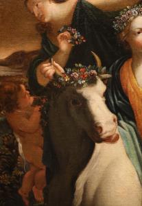 Il ratto di Europa, Simon Vouet (Parigi, 1590 – 1649) bottega/seguace di - Foto 6
