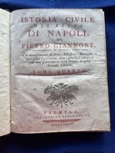 PIETRO GIANNONE :ISTORIA CIVILE DEL REGNO DI NAPOLI  1762/63 - Foto 6