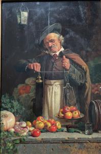 Il fruttivendolo - Orfeo Orfei 1877
