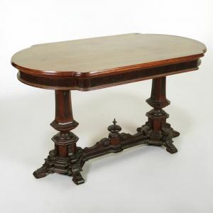 Antique Rectangular Mahogany Table 19th Century