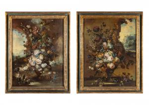 Pair of Flower Vases, Vittorio Amedeo Rapous (Turin 1729 - 1819)