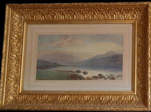 PAESAGGIO ACQUERELLO SAMUEL HENRY BAKER "1824-1909