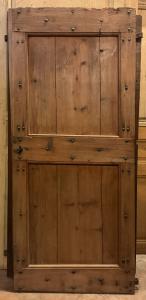 PTIR474 - Porta da interno rustica in larice, misure cm L 82 x H 187