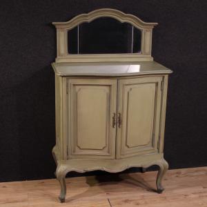 20th century Italian lacquered sideboard with mirror