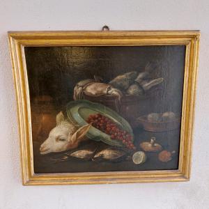 Natura morta olio su tela