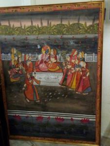 Pintura indiana de casal