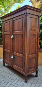 Armoire buffet ancienne style Louis XVI, lambrissée, XVIIe siècle - Foto 7