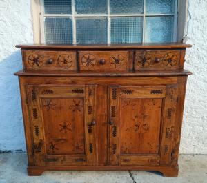 Rustikale Anrichte mit 2 Türen, 144 B x 119 H x 38 T