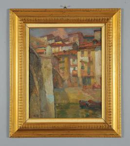 Rodocanachi Paolo Stamaty (Genua 1891 1958) kleiner Hafen