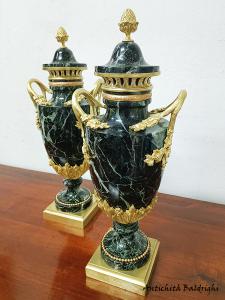 Coppia Vasi di Marmo