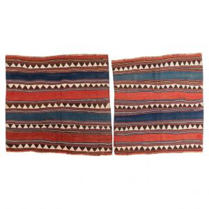 Pair of small Shahsavan kilims - no. 900 and 903.