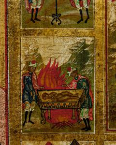Russian School, 19th century, Icon with the Life of Saint George - Foto 9