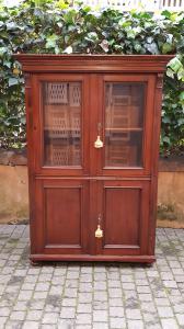 Vetrina dispensa antica dell'800 a 2+2 ante