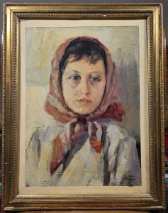Camillo Stagni (1888-1972). „Porträt einer Reisreinigerin“.