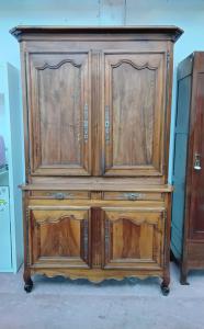 Credenza doppio corpo in noce Francia epoca 1700 immacolata l146xp63xh245 certificato di garanzia 