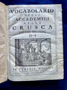 VOCABOLARIO DEGLI ACCADEMICI DELLA CRUSCA 1741 - Foto 8