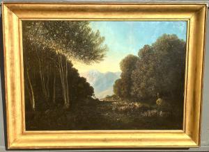 scorcio di paesaggio montano 