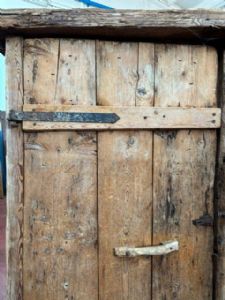 Larch door with original frame, alpine area - Foto 6