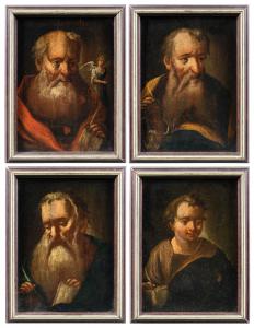 Pittore italiano (XVIII secolo) - I Quattro Evangelisti.