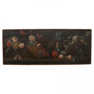 Still life antique painting oil on canvas 18th century