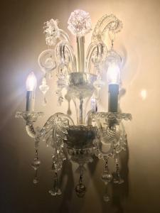 Murano glass sconce with 3 lights