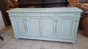 Credenza in stile Napoleone III a 4 ante dipinta