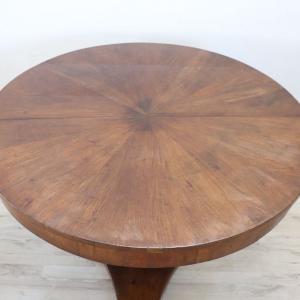 Elegant antique walnut Empire period table - Foto 7