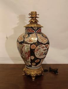 VASO POTICHES IMARI INÍCIO DO SÉCULO XIX